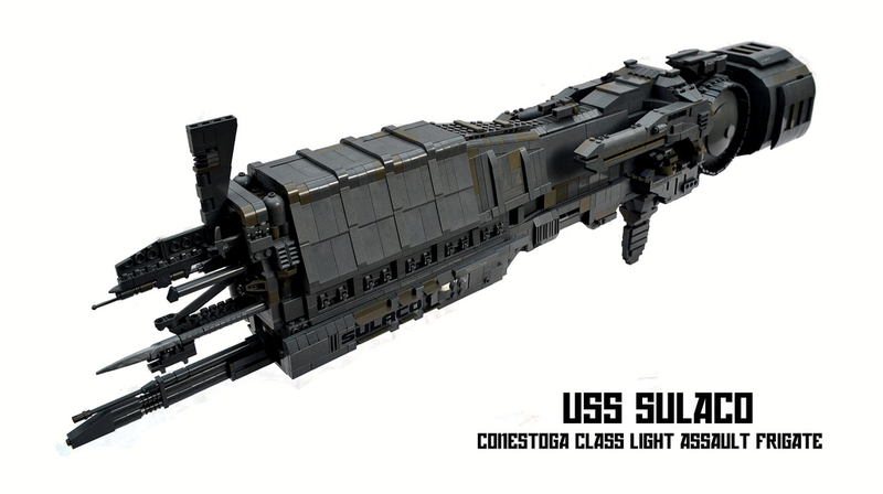 Illustration for article titled This Gorgeous Lego Sulaco Needs To Be A Real Set Like, Yesterday